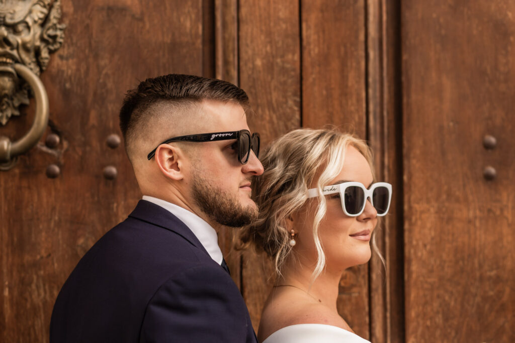 Italy elopement photographer capturing a couple eloping in Florence at sunrise.