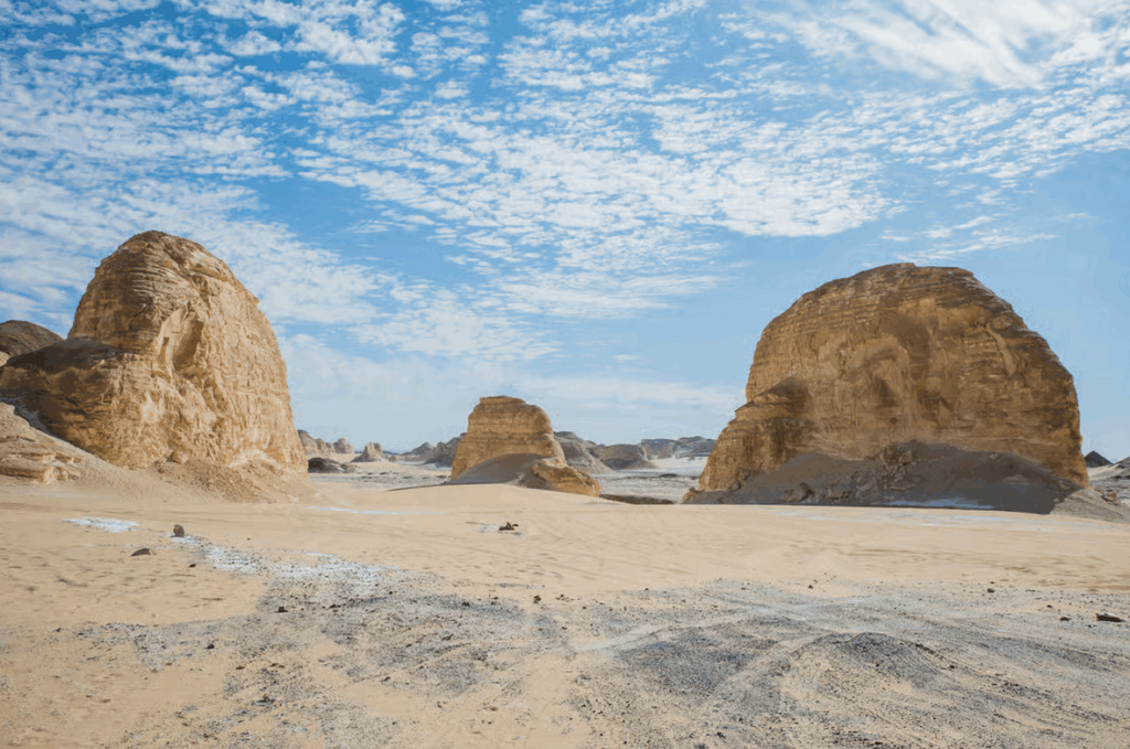 desert landscapes during an egypt elopement