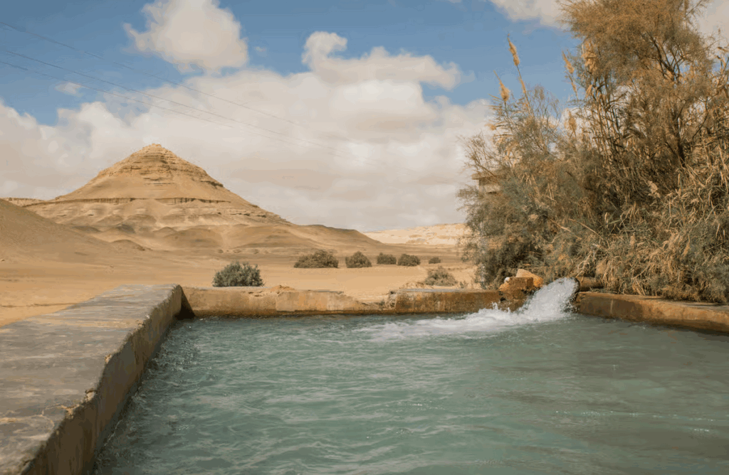 desert oasis in egypt