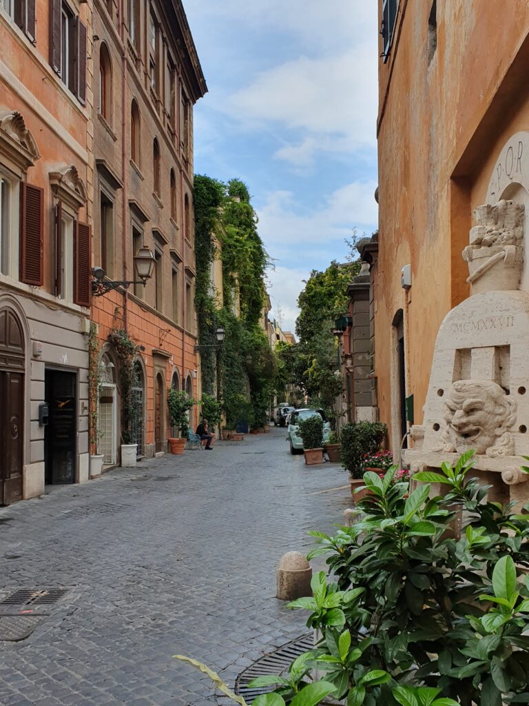 cozy streets of Rome