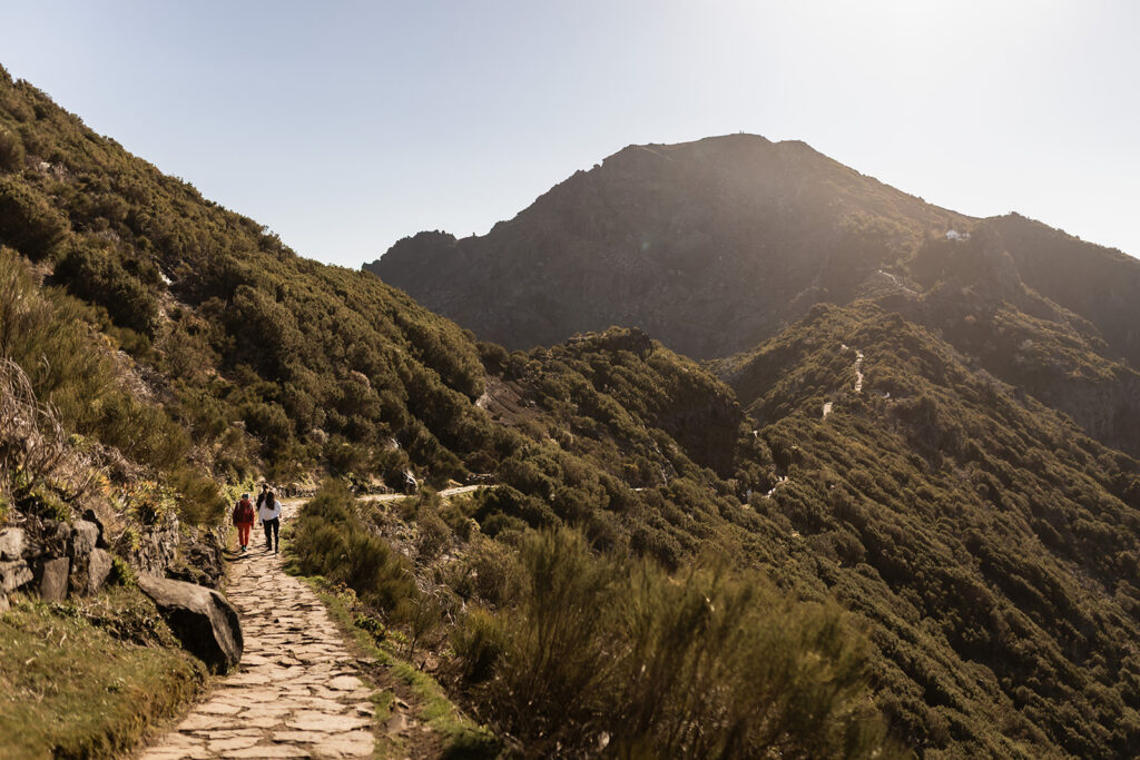 hiking trail in Madeira, Portugal