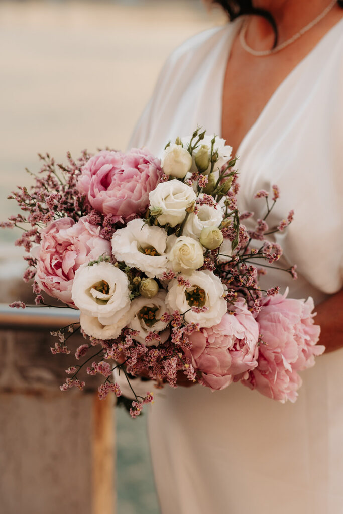 colorful wedding bouquet